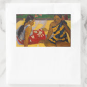 Gauguin Frans Polynesië Tahiti Vrouwen Schilderen Rechthoekige Sticker (Tas)