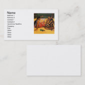 Gauguin Frans Polynesië Tahiti Vrouwen Schilderen Visitekaartje (Voorkant / Achterkant)