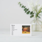 Gauguin Frans Polynesië Tahiti Vrouwen Schilderen Visitekaartje (Staand voorkant)