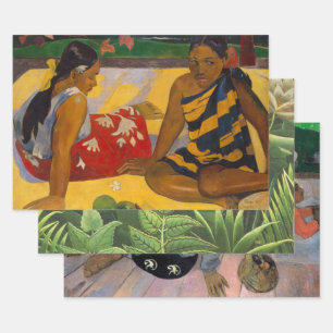 Gauguin Frans-Polynesië Tahiti Vrouwen Schilderij Inpakpapier Vel