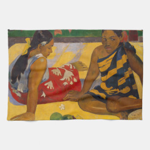 Gauguin Frans-Polynesië Tahiti Vrouwen Schilderij Theedoek