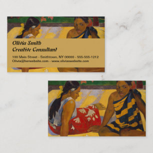 Gauguin Frans-Polynesië Tahiti Vrouwen Schilderij Visitekaartje