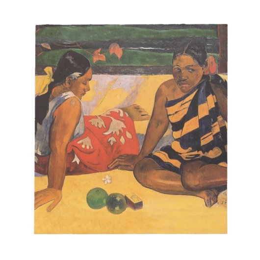 Gauguin French Polynesia Tahiti Women Notitieblok (Voorkant)