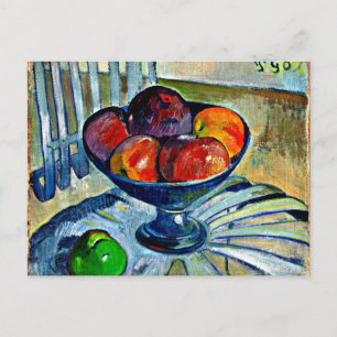 Gauguin - Fruit Dish op een tuinstoel Briefkaart