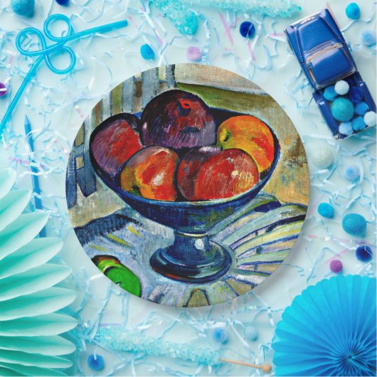 Gauguin - Fruit Dish op een tuinstoel Papieren Bordje (Feest)