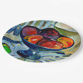 Gauguin - Fruit Dish op een tuinstoel Papieren Bordje (Gekanteld)