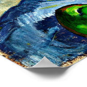 Gauguin - Fruit Dish op een tuinstoel Poster (Hoek)