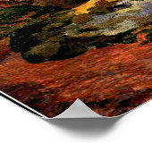 Gauguin - Geel Haystacks Golden Harvest Poster (Hoek)