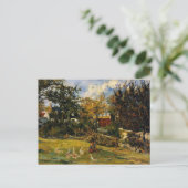 Gauguin - Gese in de Meadow Briefkaart (Staand voorkant)