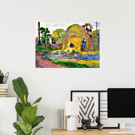 Gauguin - Golden Harvest, Paul Gauguin schilderij. Poster (Thuiskantoor)