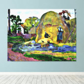 Gauguin - Gouden Oogst, Canvas Afdruk (Insitu (Houten vloer))