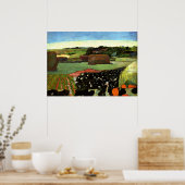 Gauguin - Haystacks in Bretagne, Paul Gauguin art Poster (Keuken)
