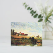 Gauguin - Het Boerderij in Grue, beroemd schilderi Briefkaart (Staand voorkant)