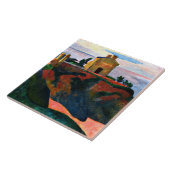 Gauguin - Het huis bij Pan-Du Tegeltje (Zijkant)