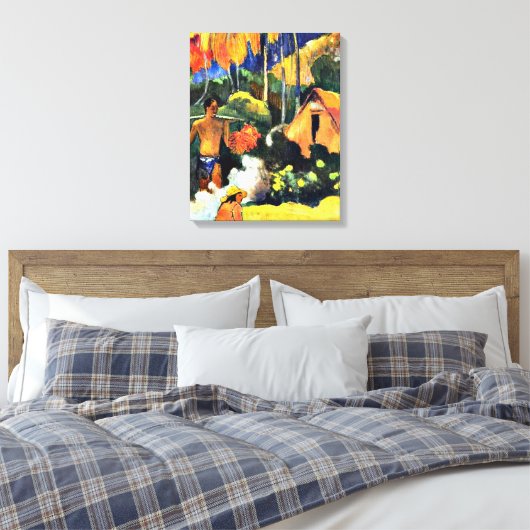 Gauguin - Het moment van waarheid II Canvas Afdruk (Insitu (Slaapkamer))