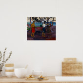 Gauguin - I Raro Te Oviri (onder Pandanus) 1891 Poster (Keuken)