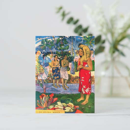 Gauguin Ia Orana Maria Briefkaart (Staand voorkant)