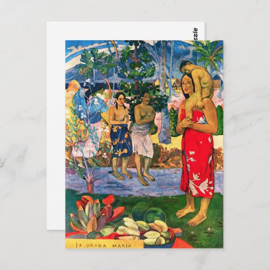 Gauguin Ia Orana Maria Briefkaart (Voorkant / Achterkant)