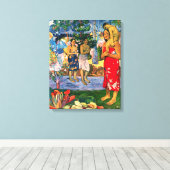 Gauguin Ia Orana Maria Canvas Wrap Afdruk (Insitu (Houten vloer))