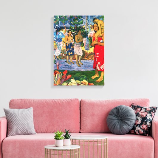Gauguin Ia Orana Maria Canvas Wrap Afdruk (Insitu (Woonkamer))