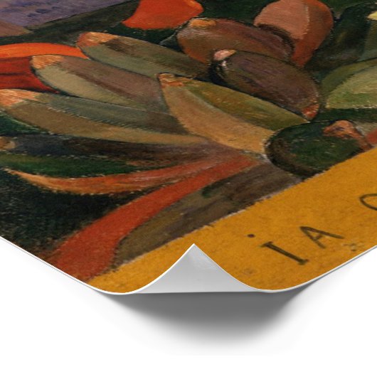 Gauguin - Ia Orana Maria (Hail Mary) 1891 Poster (Hoek)