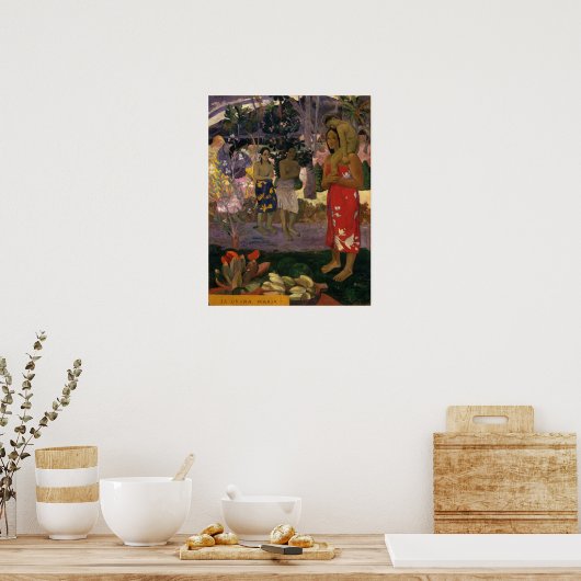 Gauguin - Ia Orana Maria (Hail Mary) 1891 Poster (Keuken)