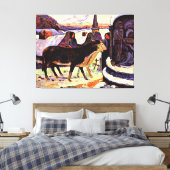 Gauguin - Kerstnacht Canvas Afdruk (Insitu (Slaapkamer))