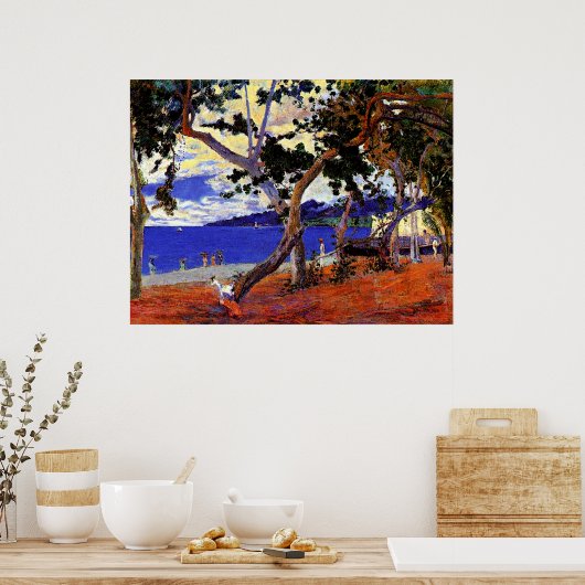 Gauguin - Kustlandschap van Martinique Poster (Keuken)