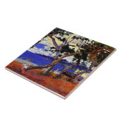 Gauguin - Kustlandschap van Martinique Tegeltje (Zijkant)
