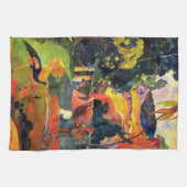 Gauguin Landscape met Peacocks Kitchen Towel Theedoek (Horizontaal)
