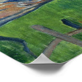 Gauguin - Landschap in Bretagne, David Mill 1894 Poster (Hoek)