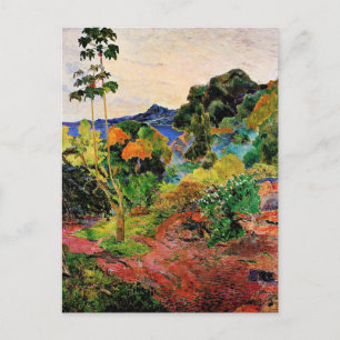 Gauguin - Landschap Martinique Briefkaart