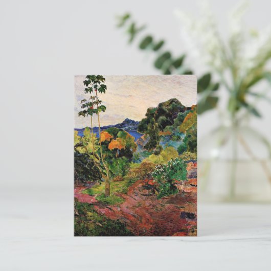 Gauguin - Landschap Martinique Briefkaart (Staand voorkant)