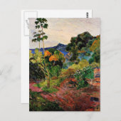 Gauguin - Landschap Martinique Briefkaart (Voorkant / Achterkant)