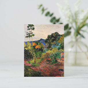 Gauguin - Landschap Martinique Briefkaart