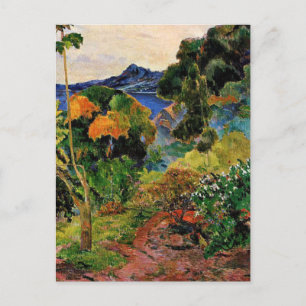 Gauguin - Landschap Martinique Briefkaart