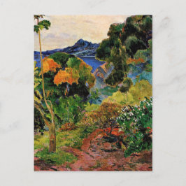 Gauguin - Landschap Martinique Briefkaart