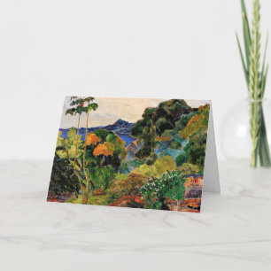 Gauguin - Landschap Martinique Kaart
