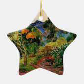 Gauguin - Landschap Martinique Keramisch Ornament (Voorkant)