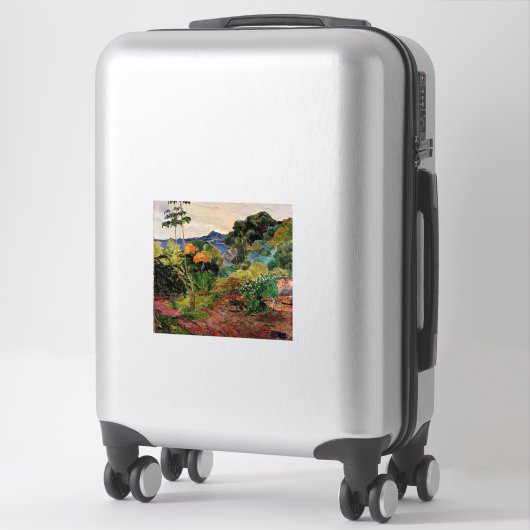 Gauguin - Landschap Martinique Sticker (Koffer)