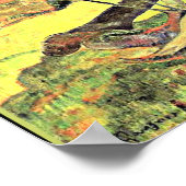 Gauguin - Landschap met Breton Women Poster (Hoek)