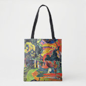Gauguin - Landschap met voetgangers Tote Bag (Voorkant)