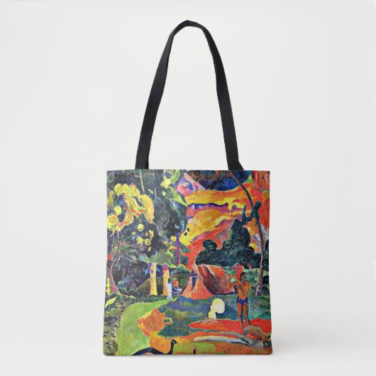 Gauguin - Landschap met voetgangers Tote Bag (Voorkant)