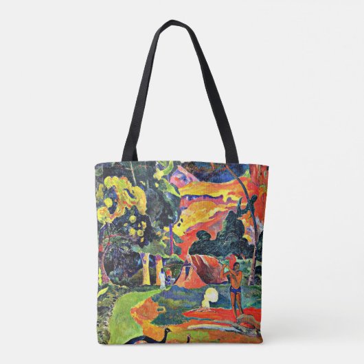 Gauguin - Landschap met voetgangers Tote Bag (Achterkant)