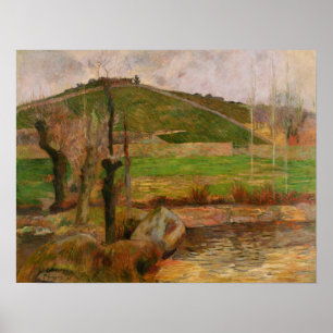 Gauguin - Landschap nabij Pont-Aven 1888 Poster