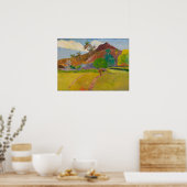 Gauguin - Landschap Tahitian 1891 Poster (Keuken)