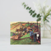 Gauguin - Landschap van Bretagne Briefkaart (Staand voorkant)