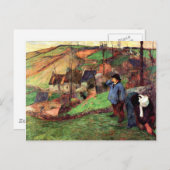 Gauguin - Landschap van Bretagne Briefkaart (Voorkant / Achterkant)