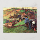 Gauguin - Landschap van Bretagne Briefkaart (Voorkant)