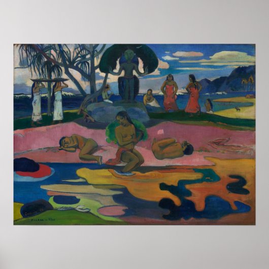 Gauguin - Mahana No Atua (Day Of The Gods) 1894 Poster (Voorkant)